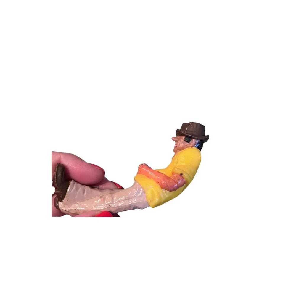 Vintage 1979 Wilton Cake Topper Retirement Man Taking Nap in Reclining Position